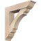 Ekena Millwork Olympic Traditional Smooth Bracket w/ Offset Brace, Douglas Fir, 7 1/2"W x 32"D x 32"H BKT0806X32X32OLY01SDF - alternate 1